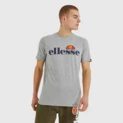Ellesse Men's SL Prado T-Shirt Grey Marl