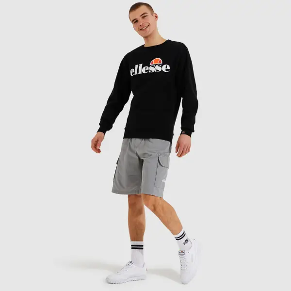 Ellesse Men's SL Succiso Sweatshirt Black - Image 3