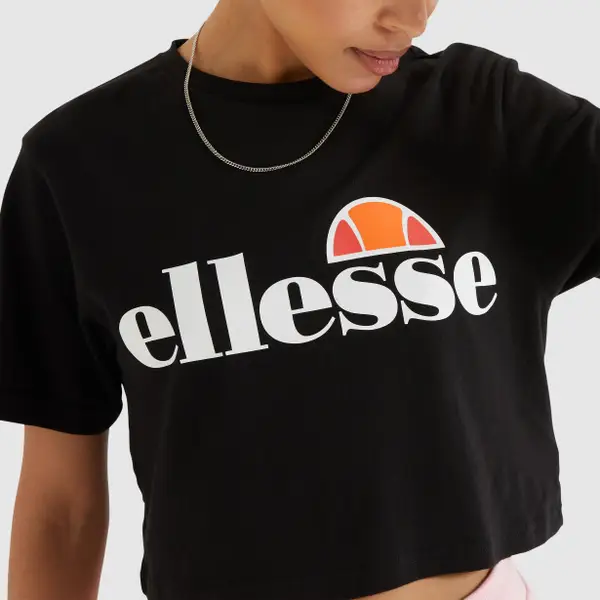 Ellesse Women's Alberta Cropped T-Shirt Black - Image 4