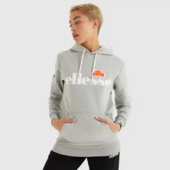 Ellesse Women's Torices OH Hoody Grey Marl
