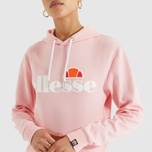 Ellesse Women's Torices OH Hoody Light Pink - Image 4