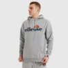 Ellesse Men's SL Gottero OH Hoody Grey Marl