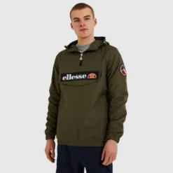 Ellesse Men's Mont 2 OH Jacket Khaki
