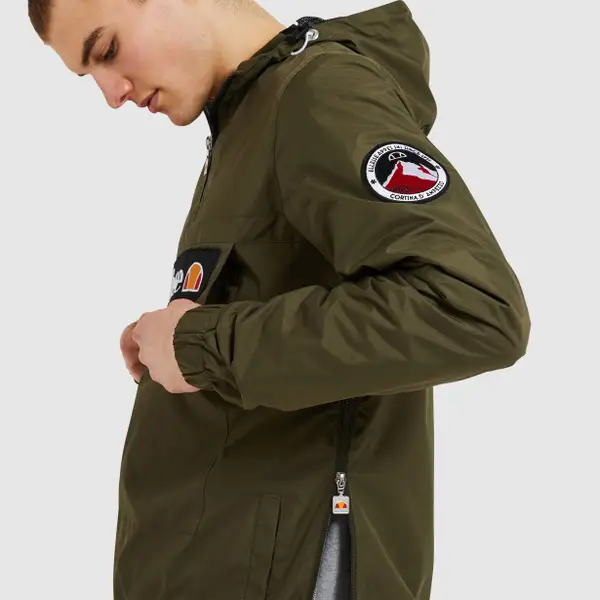 Ellesse Men's Mont 2 OH Jacket Khaki - Image 4