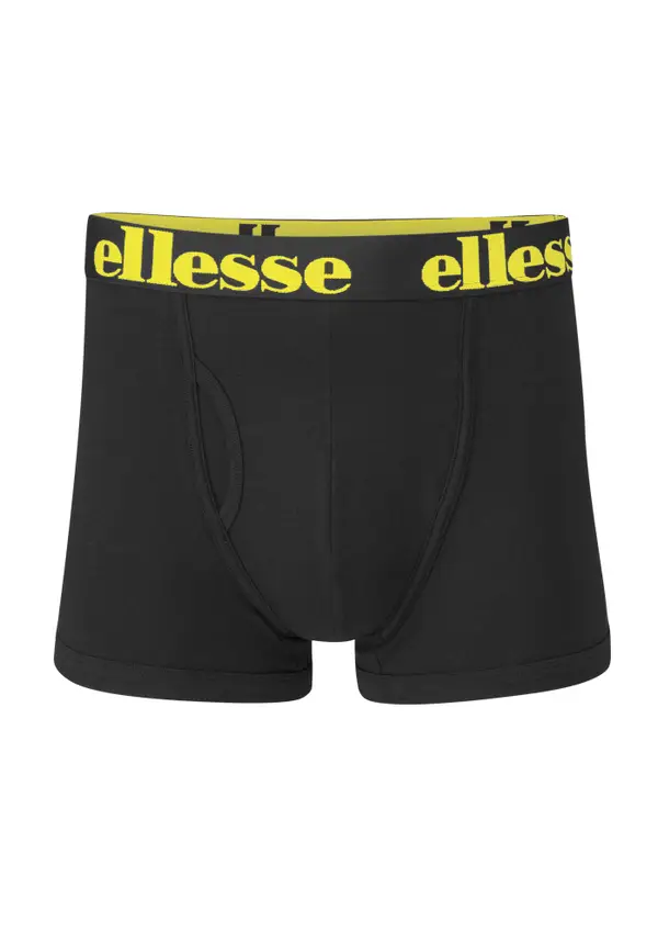 Ellesse Men's Hali 3Pk Trunks Black - Image 3