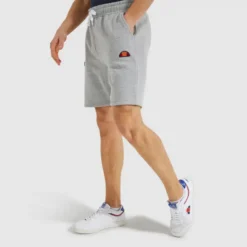 Ellesse Men's Noli Fleece Shorts Grey Marl