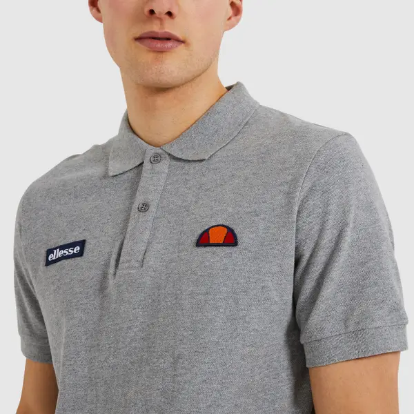 Ellesse Men's Montura Polo Shirt Grey Marl - Image 4