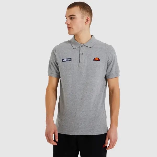 Ellesse Men's Montura Polo Shirt Grey Marl