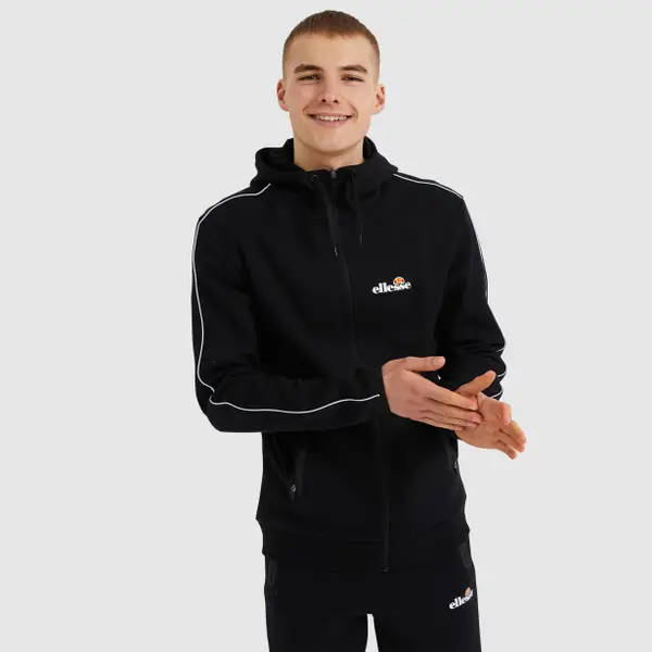 Ellesse Men's Ornari FZ Hoody Black - Image 5