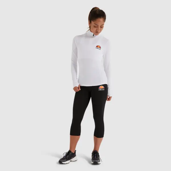 Ellesse Women's Sofira 1/4 Zip Top White - Image 2