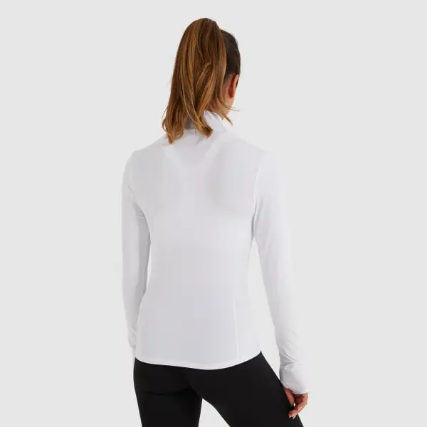 Ellesse Women's Sofira 1/4 Zip Top White - Image 3