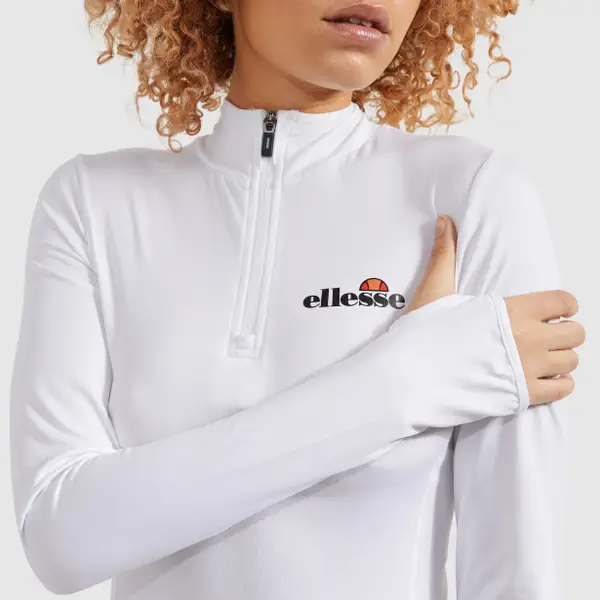 Ellesse Women's Sofira 1/4 Zip Top White - Image 8