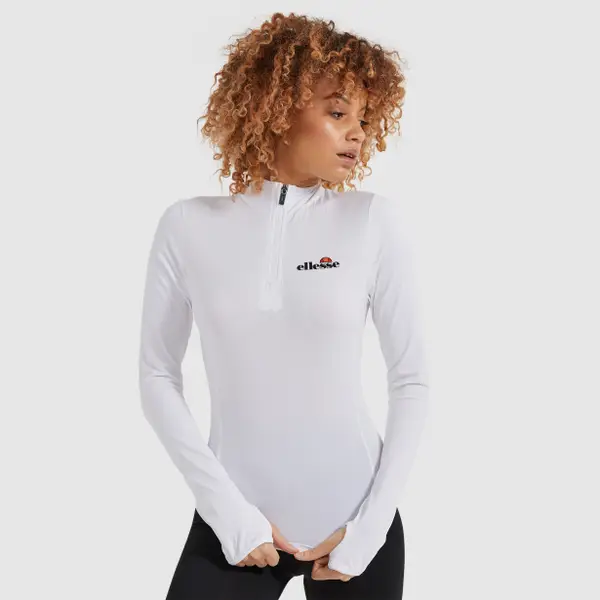 Ellesse Women's Sofira 1/4 Zip Top White - Image 5