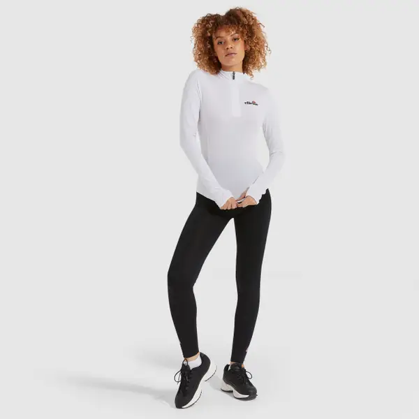 Ellesse Women's Sofira 1/4 Zip Top White - Image 6