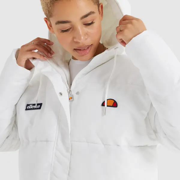 Ellesse Women's Pejo Padded Jacket White - Image 4