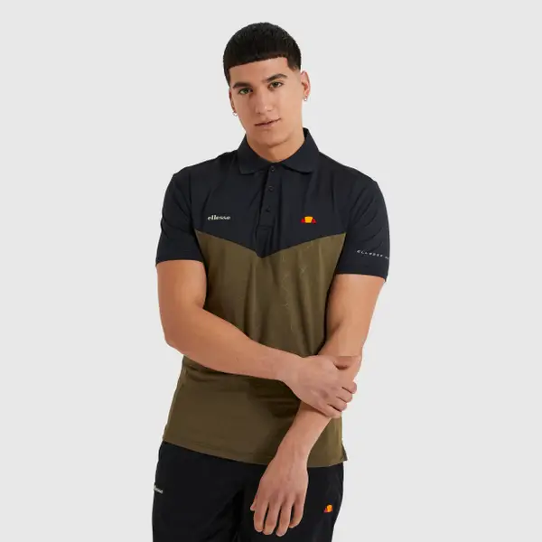 Ellesse Men's Insini Polo Shirt Khaki