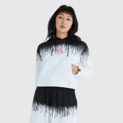 Ellesse Women's Raca Cropped Hoody Black