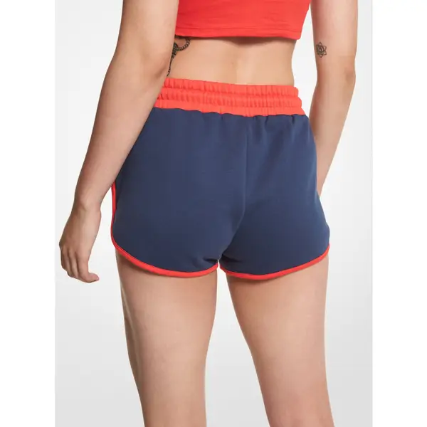 Women's MK X Ellesse Logo Organic Cotton Blend Track Shorts - Image 2