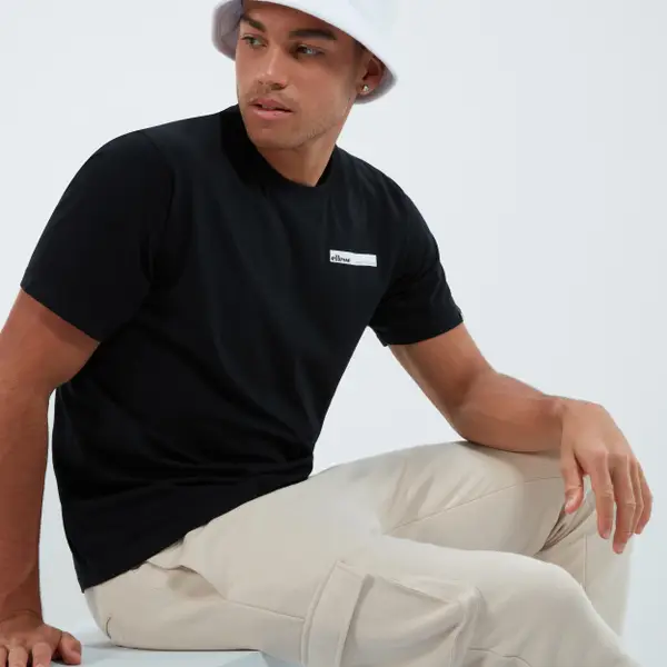 Ellesse Men's Meta Tee Black - Image 2