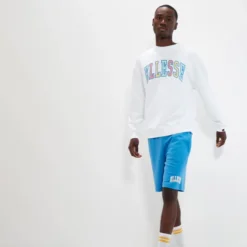 Ellesse Unisex Parsol Sweatshirt White