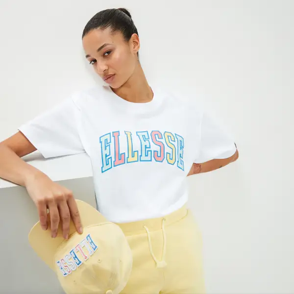 Ellesse Unisex Calipsi Tee White - Image 2