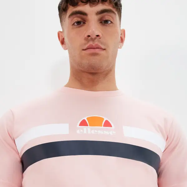 Ellesse Men's Aprel Tee Light Pink - Image 3