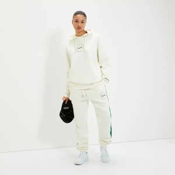 Ellesse Unisex Giaradini Overhead Hoody Off White - Image 2