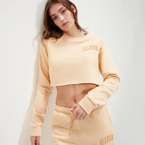 Ellesse Women's Canleo Crop Sweatshirt Light Brown - Image 2