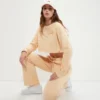 Ellesse Women's Canleo Crop Sweatshirt Light Brown
