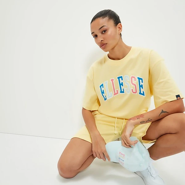 Ellesse Unisex Calipsi Tee Light Yellow - Image 2