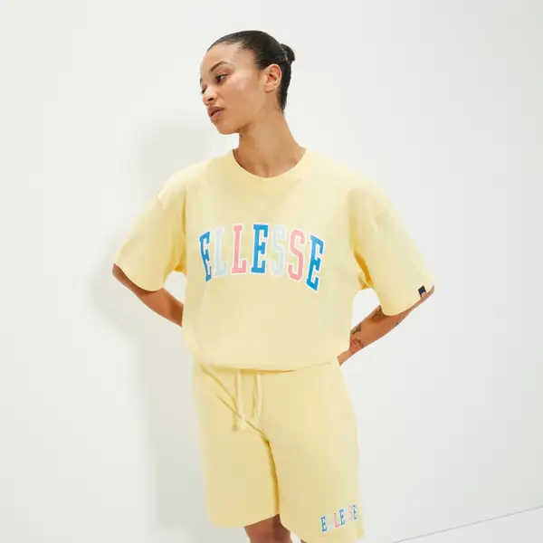 Ellesse Unisex Calipsi Tee Light Yellow - Image 4
