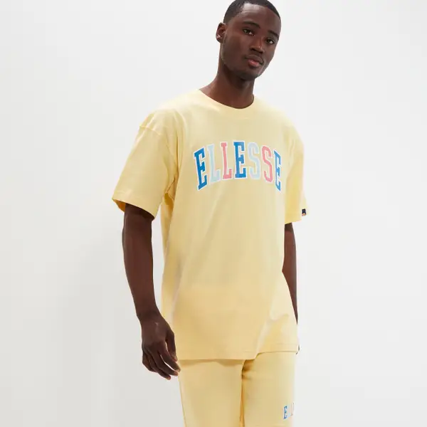 Ellesse Unisex Calipsi Tee Light Yellow - Image 3