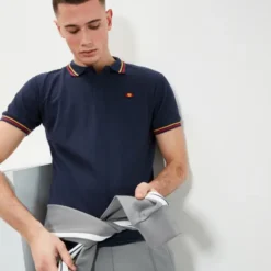 Ellesse Men's Rooks Polo Shirt Navy
