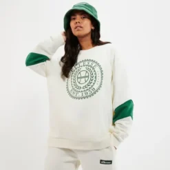 Ellesse Women's Swansea Sweatshirt Off White