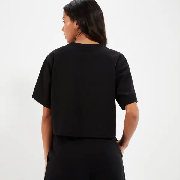 Ellesse Women's Beneventi Croppd T-Shirt Black - Image 6