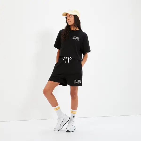 Ellesse Women's Beneventi Croppd T-Shirt Black - Image 2