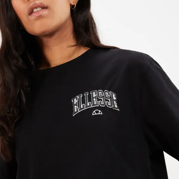 Ellesse Women's Beneventi Croppd T-Shirt Black - Image 5