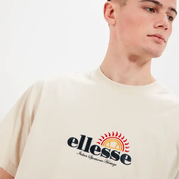 Ellesse Men's Aestas Tee Beige - Image 3