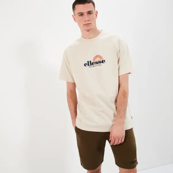 Ellesse Men's Aestas Tee Beige - Image 4