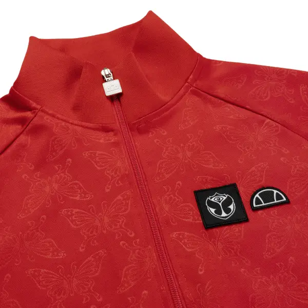 Women's Tomorrowland X Ellesse Track Top Red - Image 4